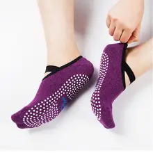 2 пары, новые брендовые носки для йоги, Нескользящие танцевальные носки, хлопковые носки с круглым носком, рюкзак, носки для йоги