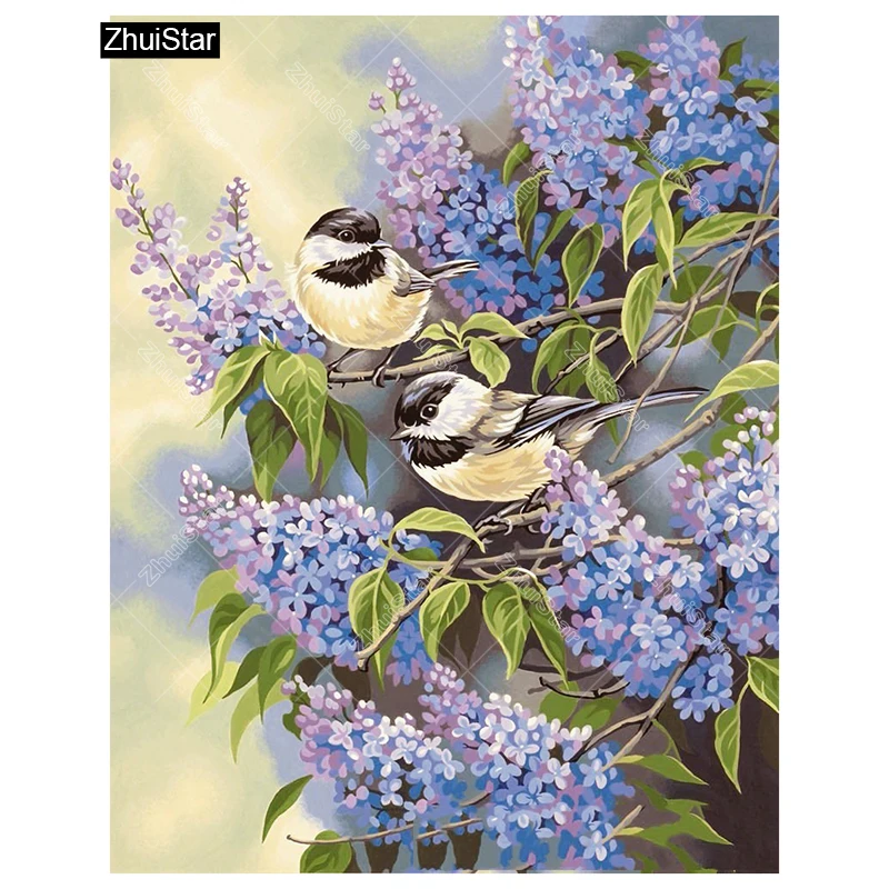 

3D Diy diamond painting animal bird picture of rhinestones pasting decorative painting embroidery mosaic paint XSH