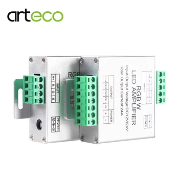 

DC12-24V 24A RGB RGBW Amplifier LED Controller Signal Amplifier for LED Strip RGB RGBW RGBWW Power Repeater Console