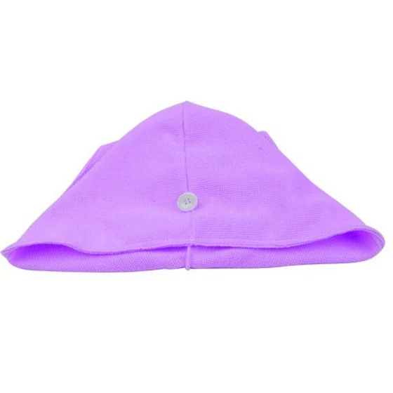 LHBL 1 шт Магия миниволокна волос сушки полотенце шляпа шапка Ванна головы обертывание-фиолетовый