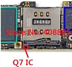 

50pcs/lot, Original new For iPhone 5 5G Q7 IC chip on logic board fix part, HK free ship