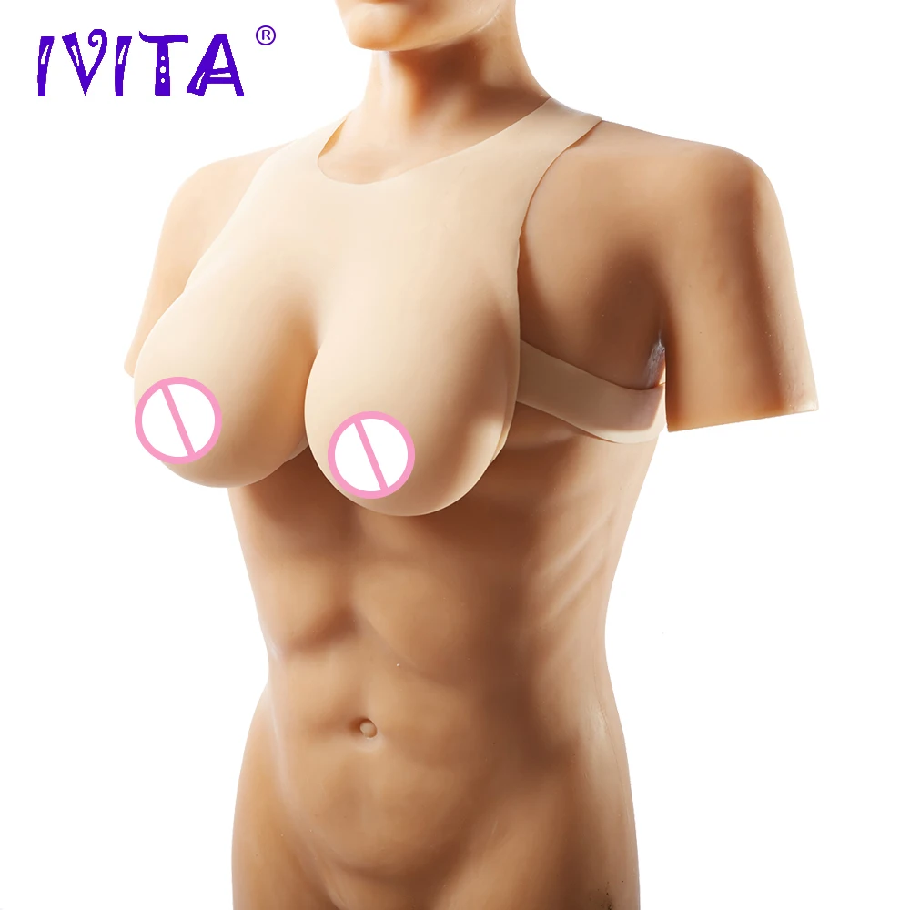IVITA 1600g Realistic Silicone Breast Forms Artificial Fake Boobs Silicon Breasts Big Tits Drag Queen For Crossdressers Shemale IVITA 1600g Realistic Silicone Breast Forms Artificial Fake Boobs Silicon Breasts Big Tits Drag Queen For Crossdressers Shemale