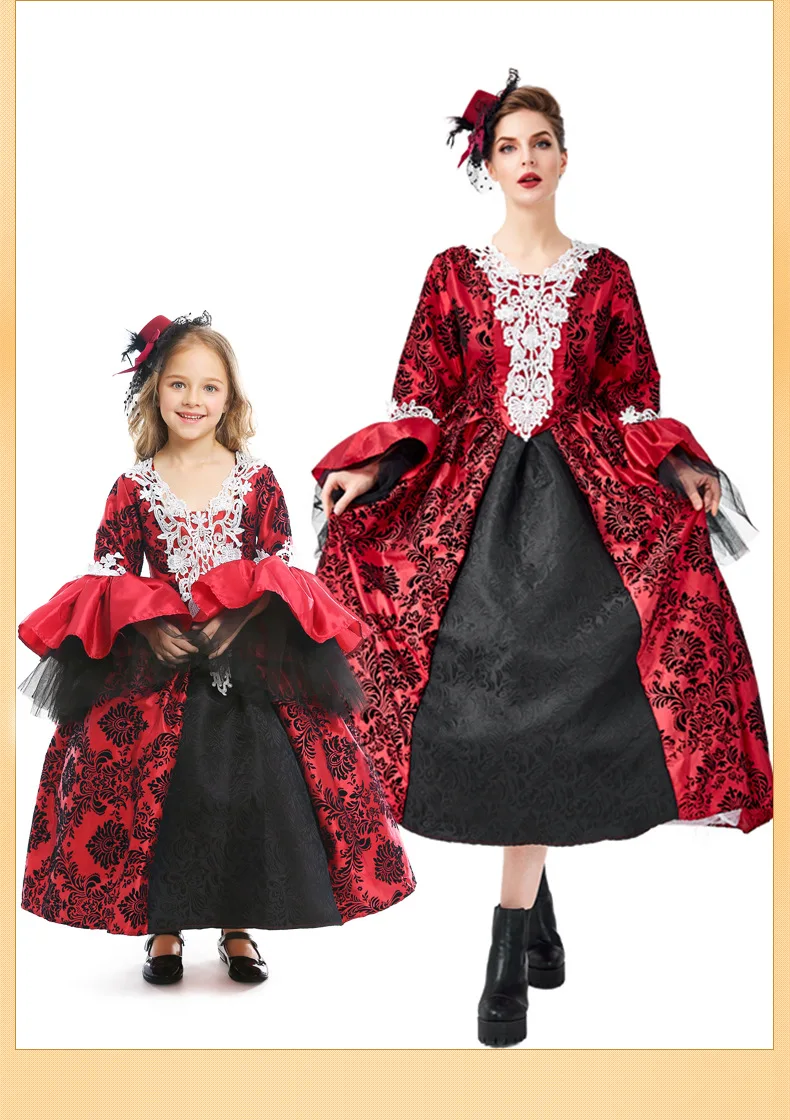 Костюмы на Хэллоуин для женщин Вампирское нарядное платье маскарадное платье средневековый костюм ретро костюм чудо-женщина новинка