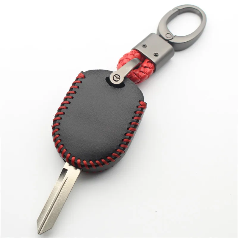 Genuine Leather KeyChain 5Button Remote Key Case Cover For Ford Explorer/Edge/Escape/Ranger/E150/F350/F550/E250 L352 key case,key case cover,remote control case cover