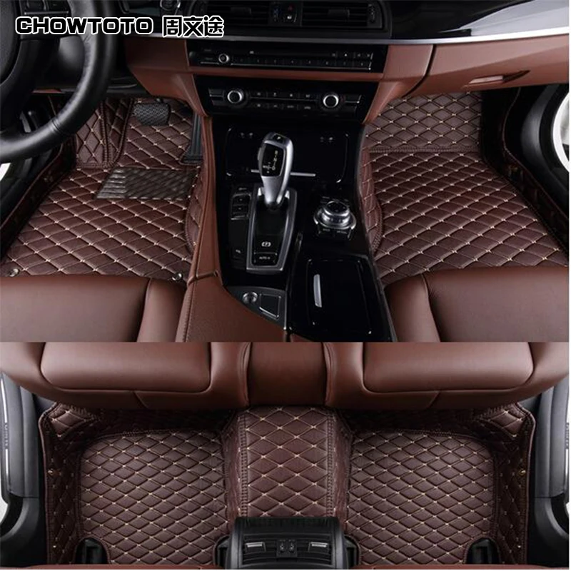CHOWTOTO AA Custom Special Floor Mats For Renault Grand Scenic 7seats