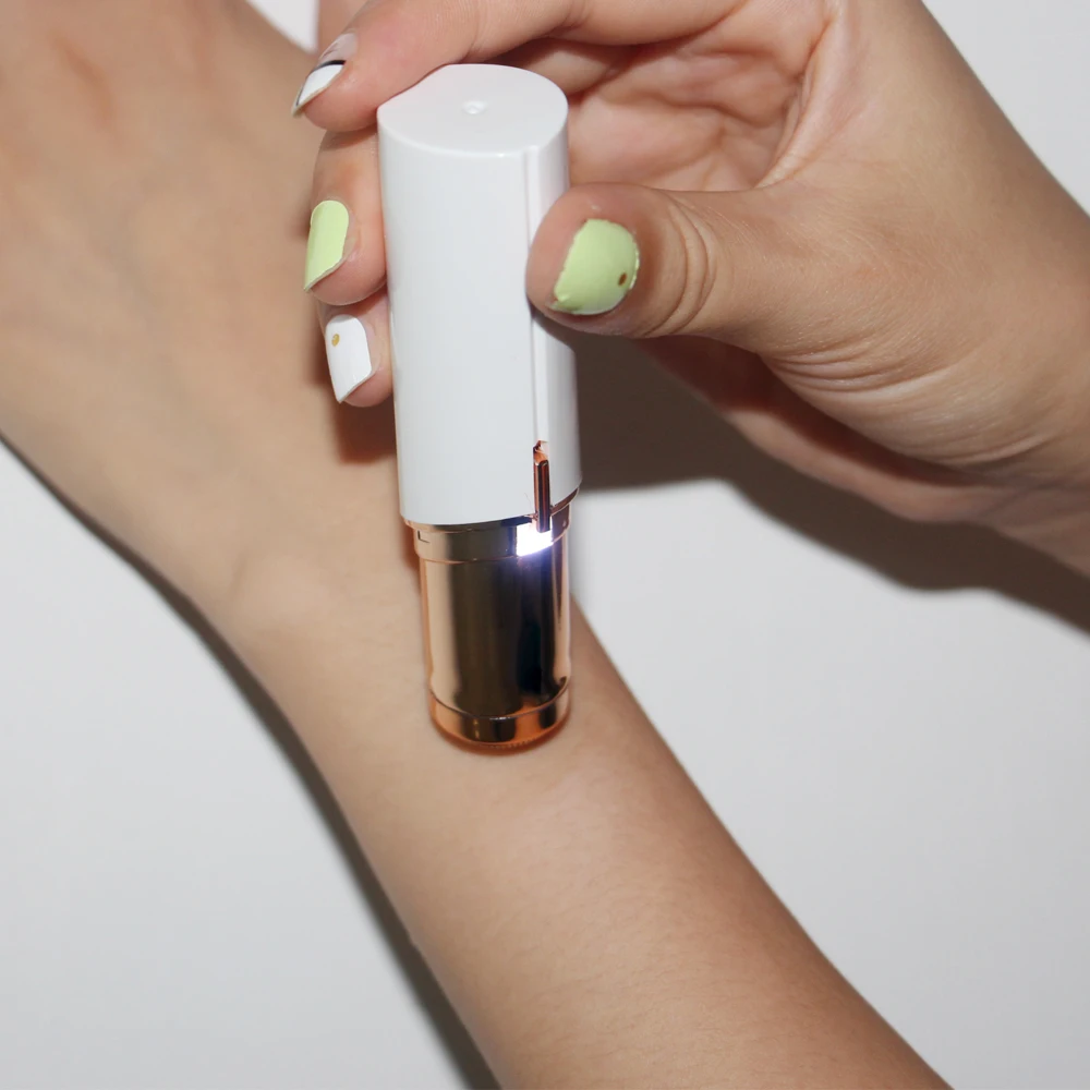 

Battery Female Trimmer Razor Electric Hair Removal Epilator Depilador a Laser Epilator LED Lady Shaver Razor Shaving Machine
