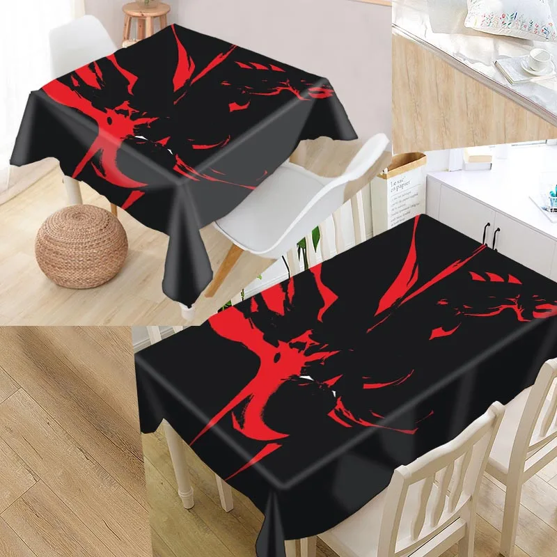  Custom Batman Table Cover Rectangular Home Protection Decoration Elegant Wedding Waterproof Oilproo