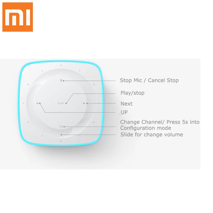 Xiaomi AI Bluetooth умный динамик с голосовым управлением музыкальный плеер Поддержка Mijia умный дом управление