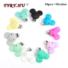 TYRY.HU 10pc Cartoon Mickey Pacifier Clip Silicone Teething Bead Baby teether Accessories Clip Clasp Toy DIY Pacifier Chain Tool TYRY.HU 10pc Cartoon Mickey Pacifier Clip Silicone Teething Bead Baby teether Accessories Clip Clasp Toy DIY Pacifier Chain Tool