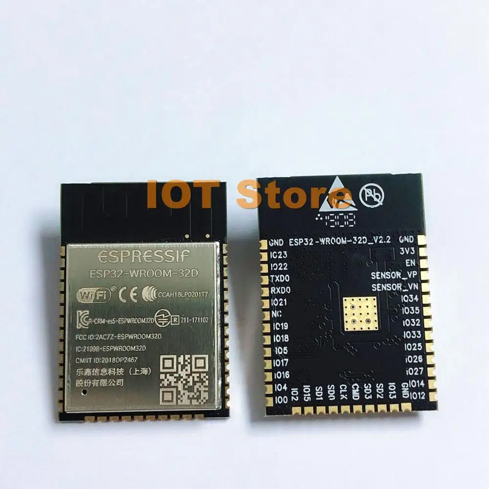 US $125.00 50PCS ESP32WROOM32D WiFiBTBLE ESP32 Module 32Mbits 4MB Flash Memory Espressif Original better RF perfermance