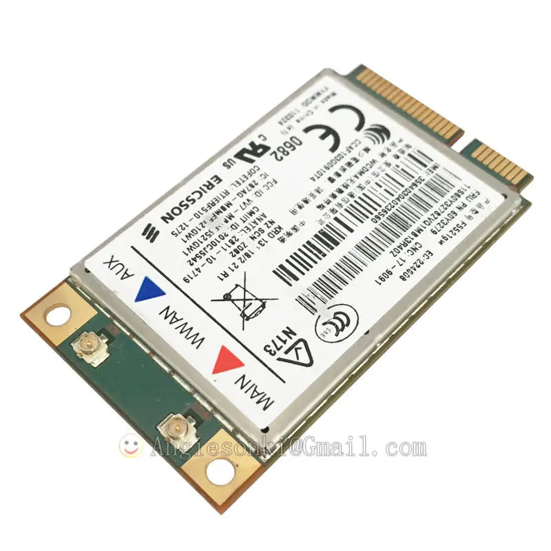 Разблокирована F5521GW 60Y3279 04W3767 21 Мбит/с HSPA + 3G WWAN карта для Thinkpad Lenovo E420 T520 W520 X220 T420 X1 L420