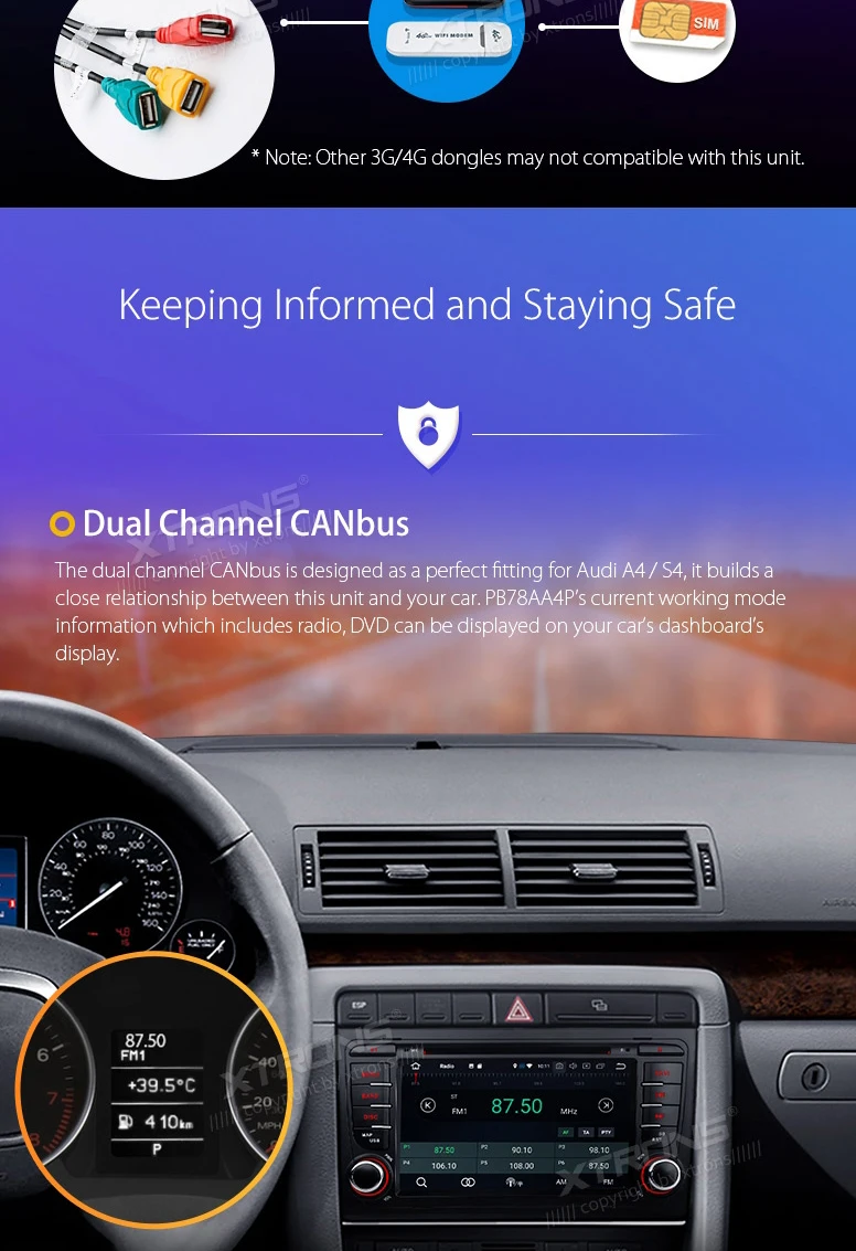 Discount 7" Android 8.0 OS Car DVD Multimedia Radio for Audi A4 2000-2008 & S4 2003-2008 & RS4 2002-2008 with Multi-Window View Support 14 Discount 7" Android 8.0 OS Car DVD Multimedia Radio for Audi A4 2000-2008 & S4 2003-2008 & RS4 2002-2008 with Multi-Window View Support 14