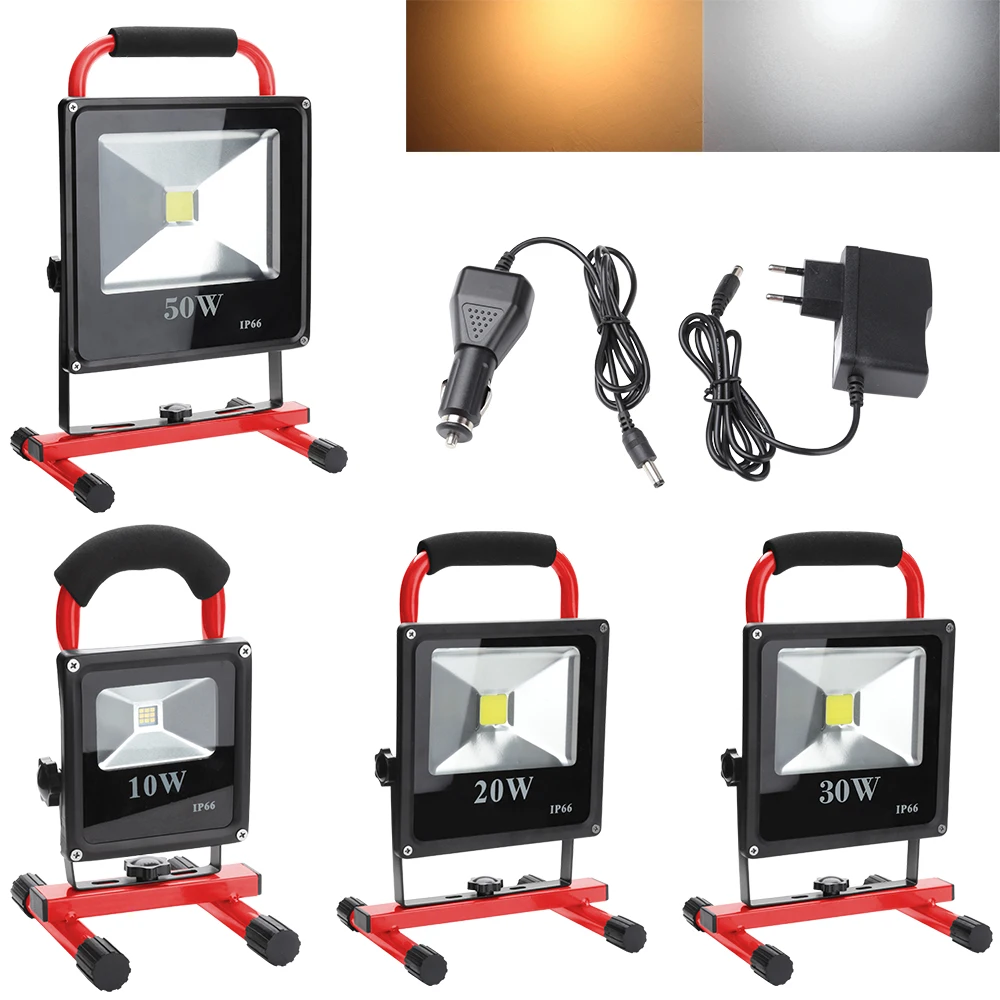 

10W 20W 30W 50W LED Flood Light Waterproof IP66 Spotlight Outdoor Lighting suitable for repair maintenance&emergency rescue