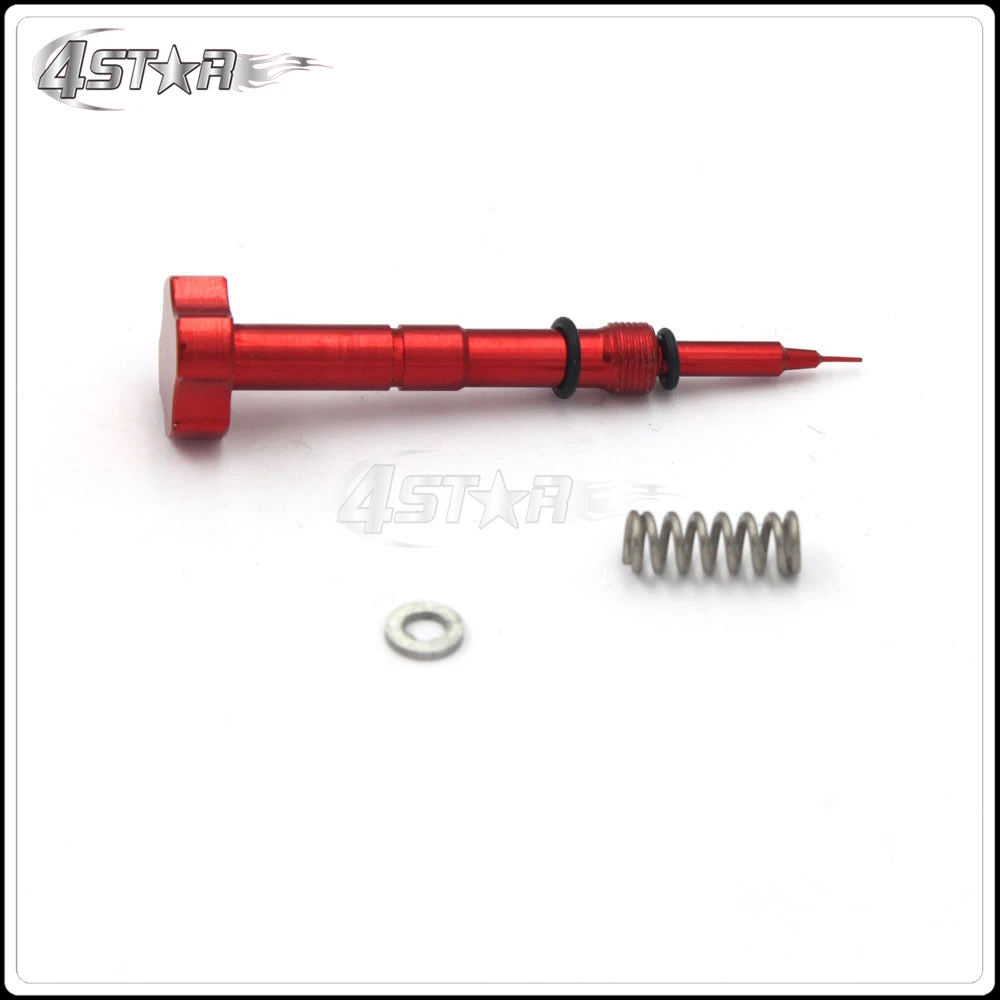 

CNC Red Billet Air Fuel Mixture Screw Adjuster For MIKUNI VM26 PZ30 30mm Carburetor Off Road Pit Dirt Bike Motocross Motorcycle