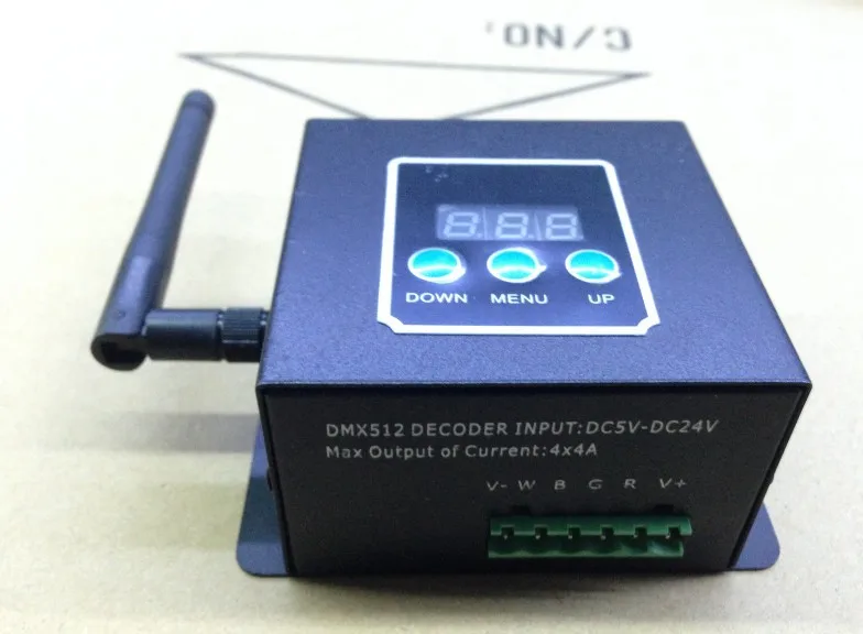 RGB RGBW wireless dmx controller ,dmx decorderin Dimmers from Lights
