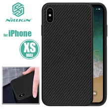 Для iPhone XS Max чехол Nillkin Synthtic Fiber задняя крышка чехол для iPhone XS Max чехол для телефона для iPhone X XS Max Nilkin жесткий чехол