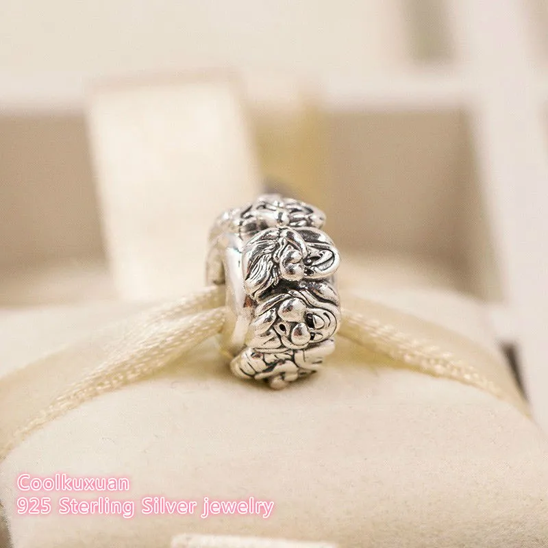 

2018 Autumn Original 100% 925 Sterling Silver The Seven Dwarfs All Around Spacer Beads Fit Pandora Charms Bracelet DIY jewelry