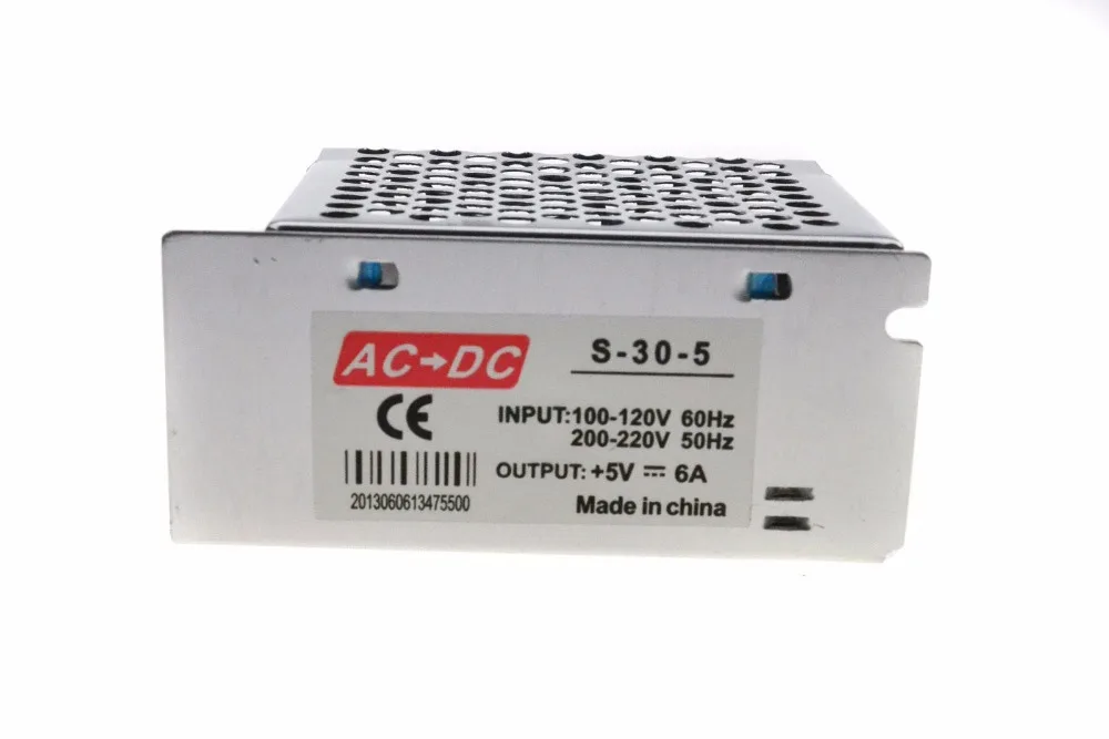 1 шт 5V 6A 30 Вт Напряжение трансформаторный блок Питание для прокладки СИД