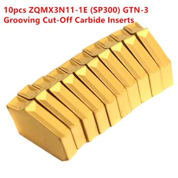 

10Pcs Zqmx 3N11 1E Cut-Off Grooving Carbide Partting Inserts for CNC Tool CLH@8