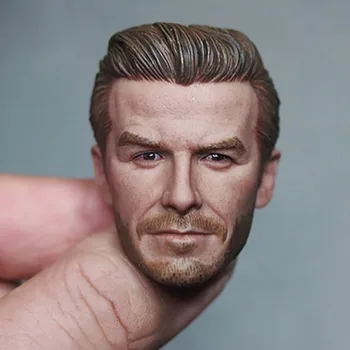 

1/6 Scale David Beckham Middle Age Version Head Carving Sculpt Male Version Model Short Hair Headplay for 12" Action Figure Body