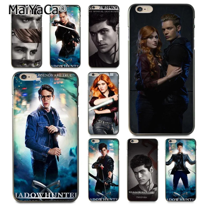 

MaiYaCa American Tv Series Shadowhunters Coque Shell Phone Case for iphone 11 Pro 8 7 6 6S Plus X 5 5S SE Cover XS XR XSMAX