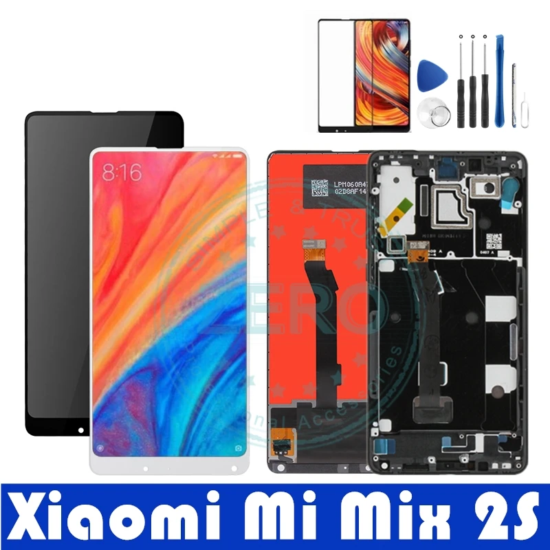 ЖК дисплей с рамкой для Xiaomi Mi Mix 2S сенсорный экран 10 дюймов сменный дигитайзер
