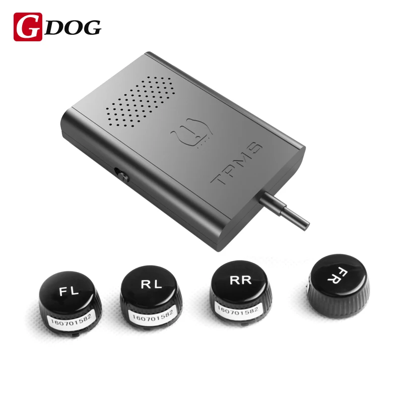 

TW601 tire pressure monitor system for DVD display with external sensors Digital monitoring TPMS for toyota nissan BMW honda