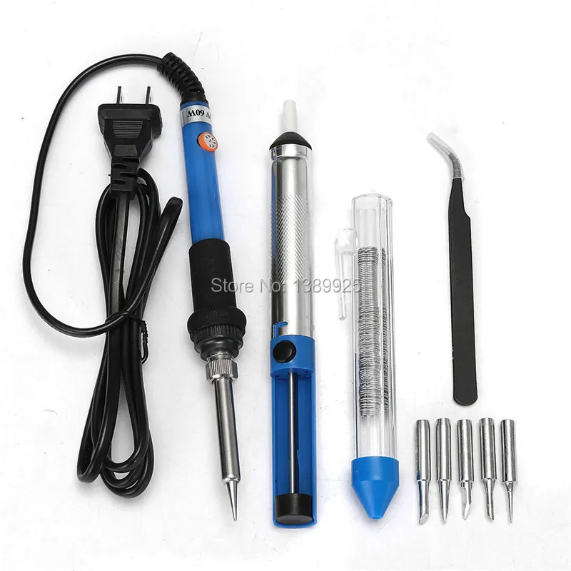 Newest-60W-110V-Electric-Soldering-Iron-Kit-Adjustable-Temperature-Welding-Starter-Tool-23x18x4cm