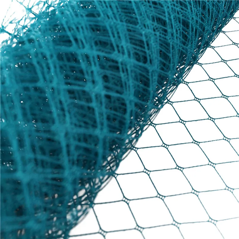 

New 10yard/lot 10"25CM peacock green or 26 colors DIY Birdcage Veil fascinators Veiling Millinery hats netting Hair accessories