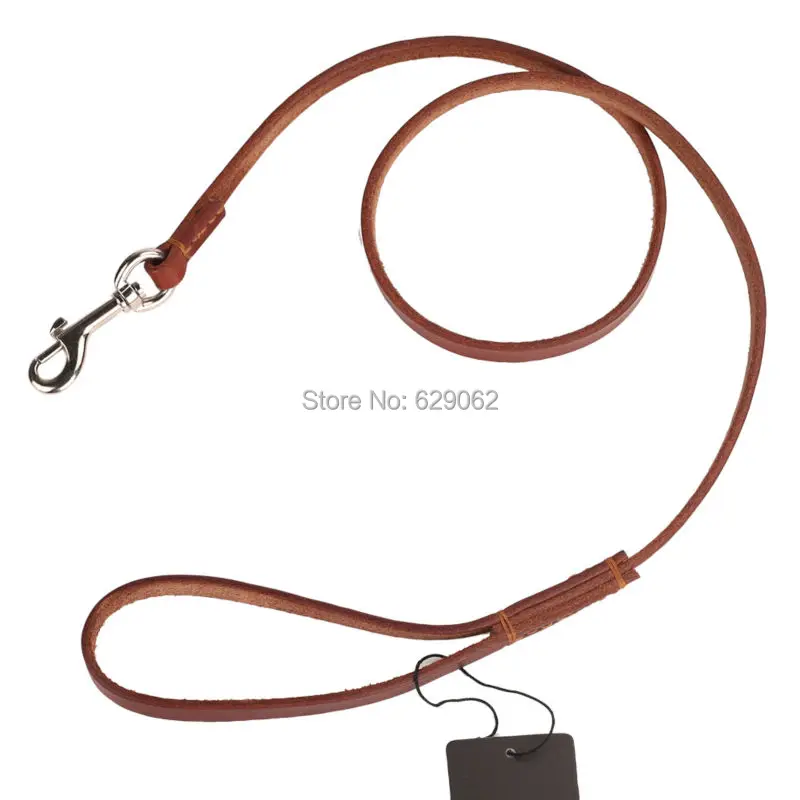 High quality Small Medium sized Dog Leads Genuine leather Pet Harness