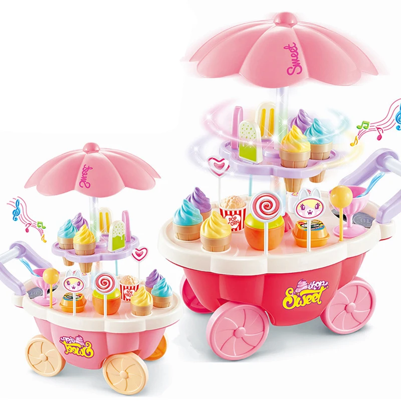 Дети DIY ролевые игры фрукты разрезание торта ко дню рождения кухонная игрушечная еда Cocina De Juguete игрушка красочные девушки подарок на день рождения детей