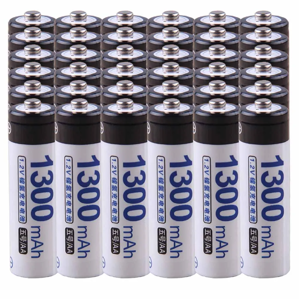 

Lowest price 36 piece AA battery 1.2v batteries rechargeable 1300mAh nimh battery for power tools akkumulator