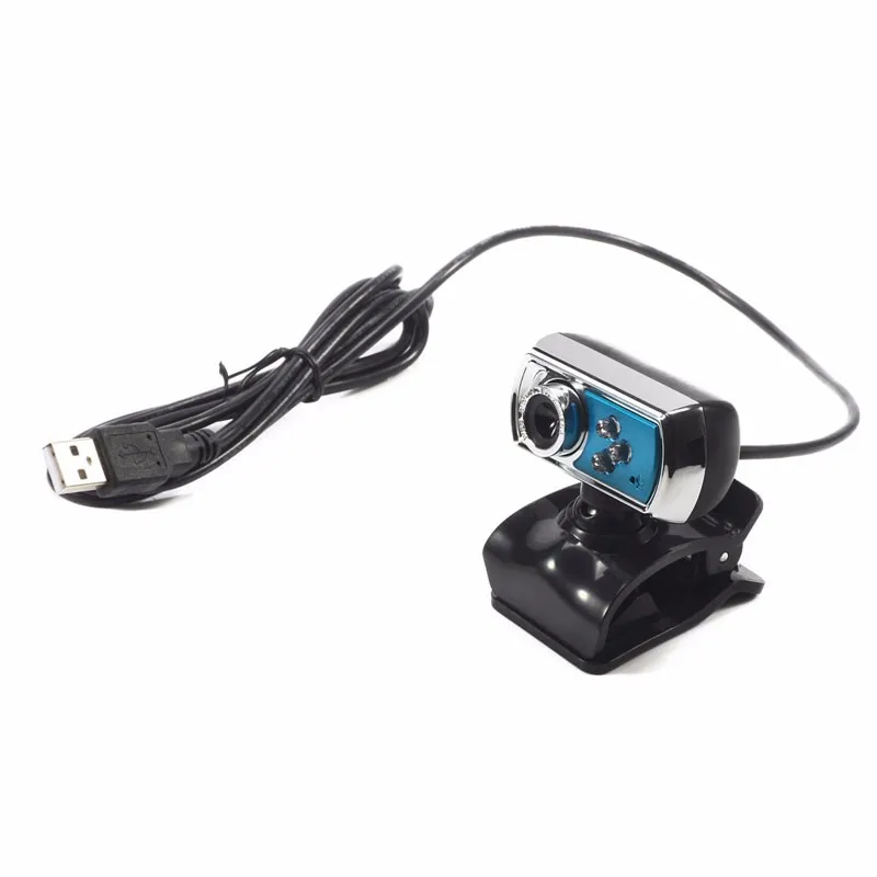 Универсальная 12 МП веб-камера HD высокой четкости 3 светодиодный веб-камера USB камера с микрофоном ночного видения для ПК Компьютерная периферийная синяя Новинка