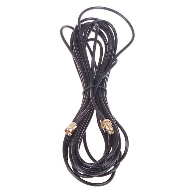 5m Standard RP SMA Male to Female MF Jack Wifi Antenna Extension Cable