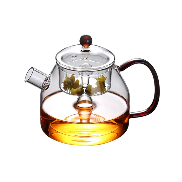 Buy 1200ml Large Capacity Glass Steamed Glass Steaming Tea Set Glass Boiling