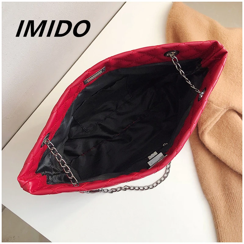 IMIDO2019 летом взрыва Lingge вышивка нить женское Портативный плечо сумка цепи модные