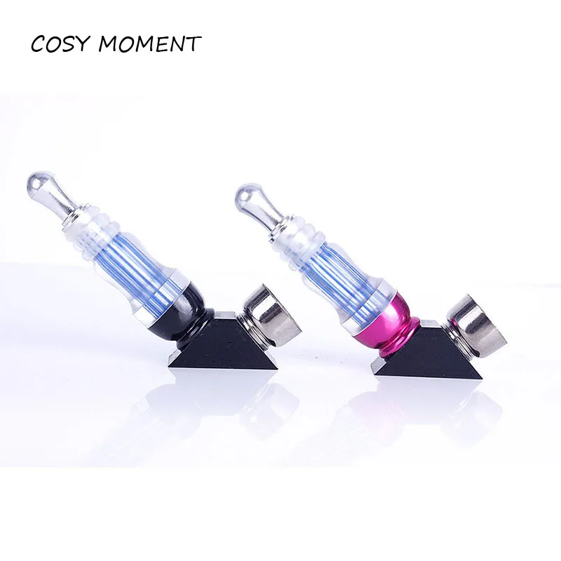 

COSY MOMENT Tobacco Stems Smoke Metal Pipes Portable Smoking Pipe Herb Tobacco Narguile Smoke Cigarette Holder YJ016