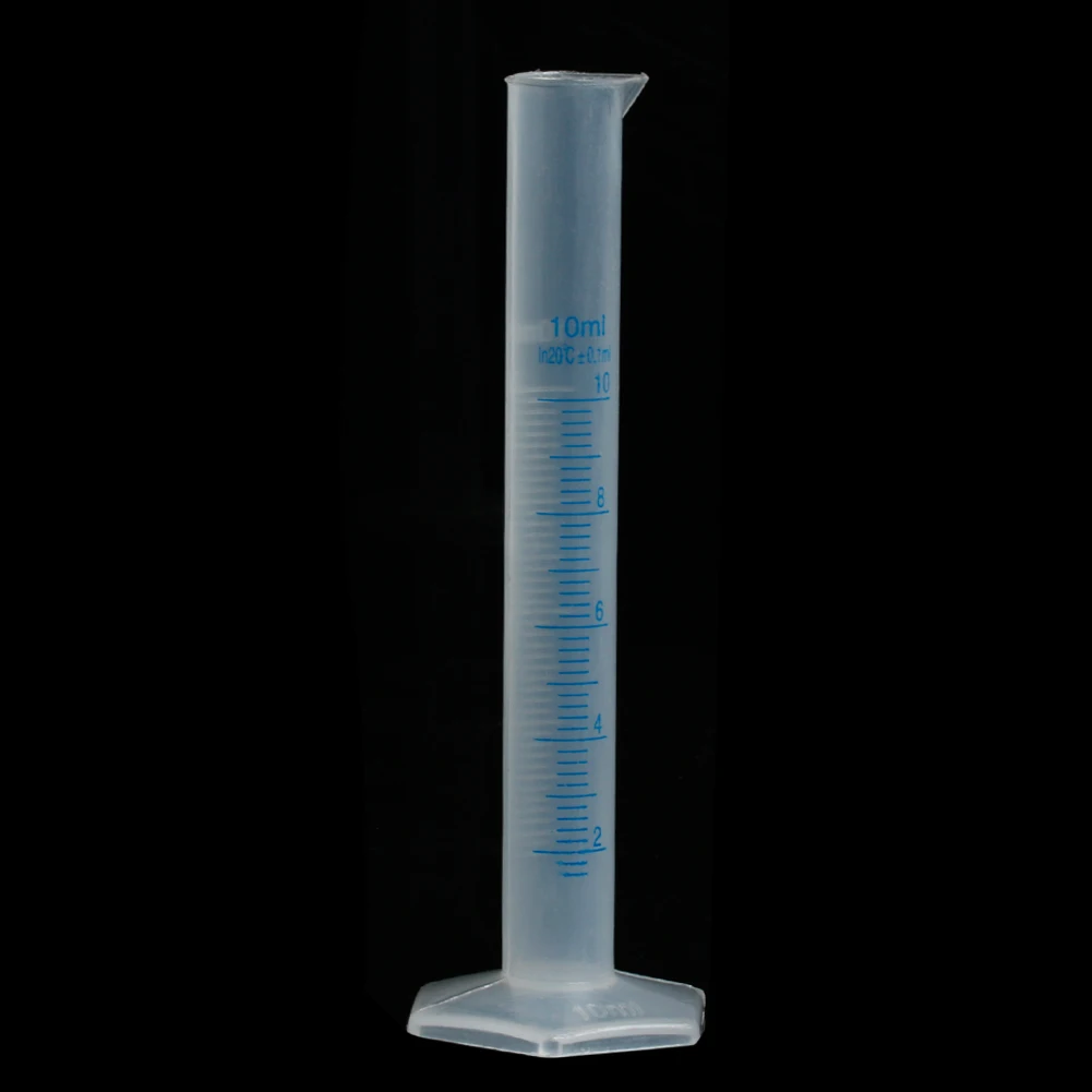 

10ml/25ml/50ml/100ml/250ml/500ml Measuring Cylinder Laboratory Test Graduated Liquid Trial Tube Jar Tool New