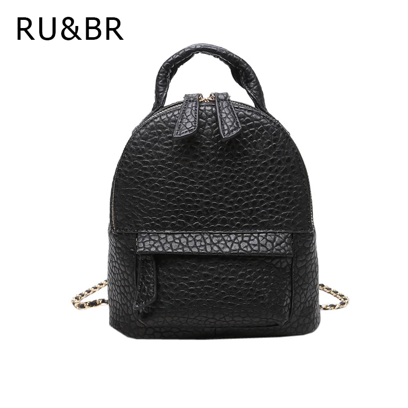 RU BR Korean New Fashion Tide Backpacks Simple Mini Dual Use Shoulder Bag High Quality Small