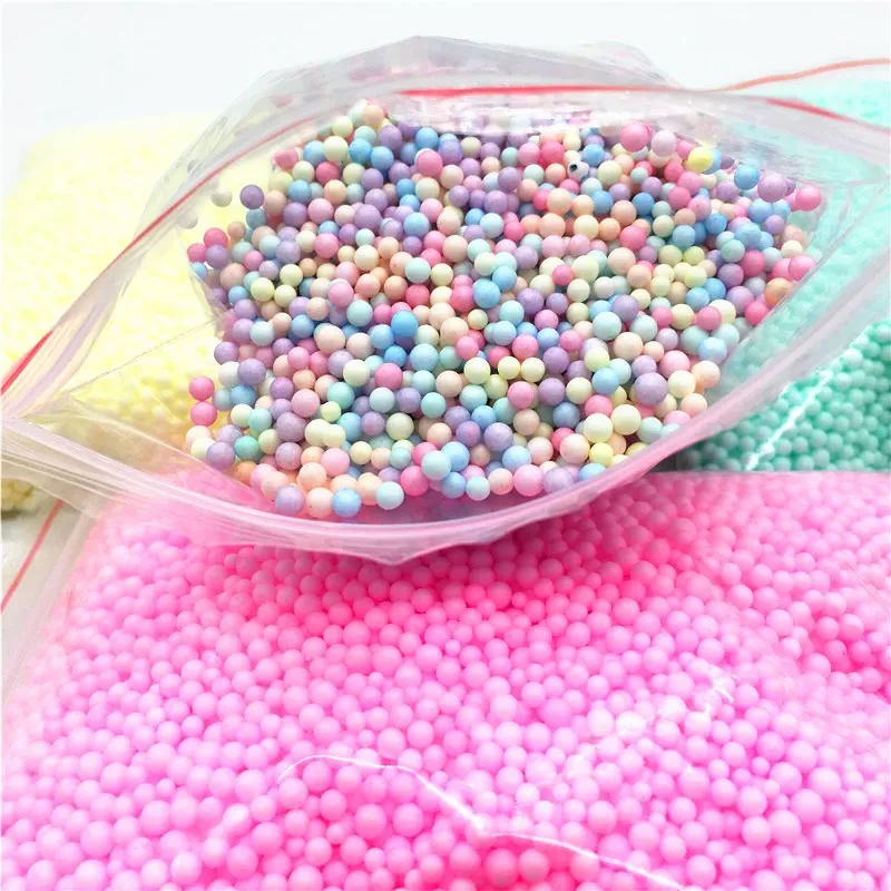 

2-3mm Foam Balls DIY Kids Toys for Christmas Party Beanbag Filler Foam Colorful Snowmaking Foam Beads Fillers Party Supplies