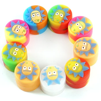 

50 pcs 2ml Silicone Non-stick Container Wax Shortage Oil Box silicone wax container