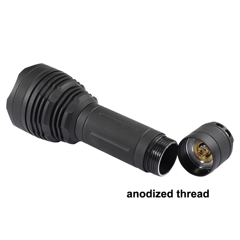 K6HD Cree XHP35 HD белый 6500 К/нейтральный белый 5000 К/теплый белый 3000 К 2600 люмен 5-режим светодиодный фонарик-черный (1x26650)