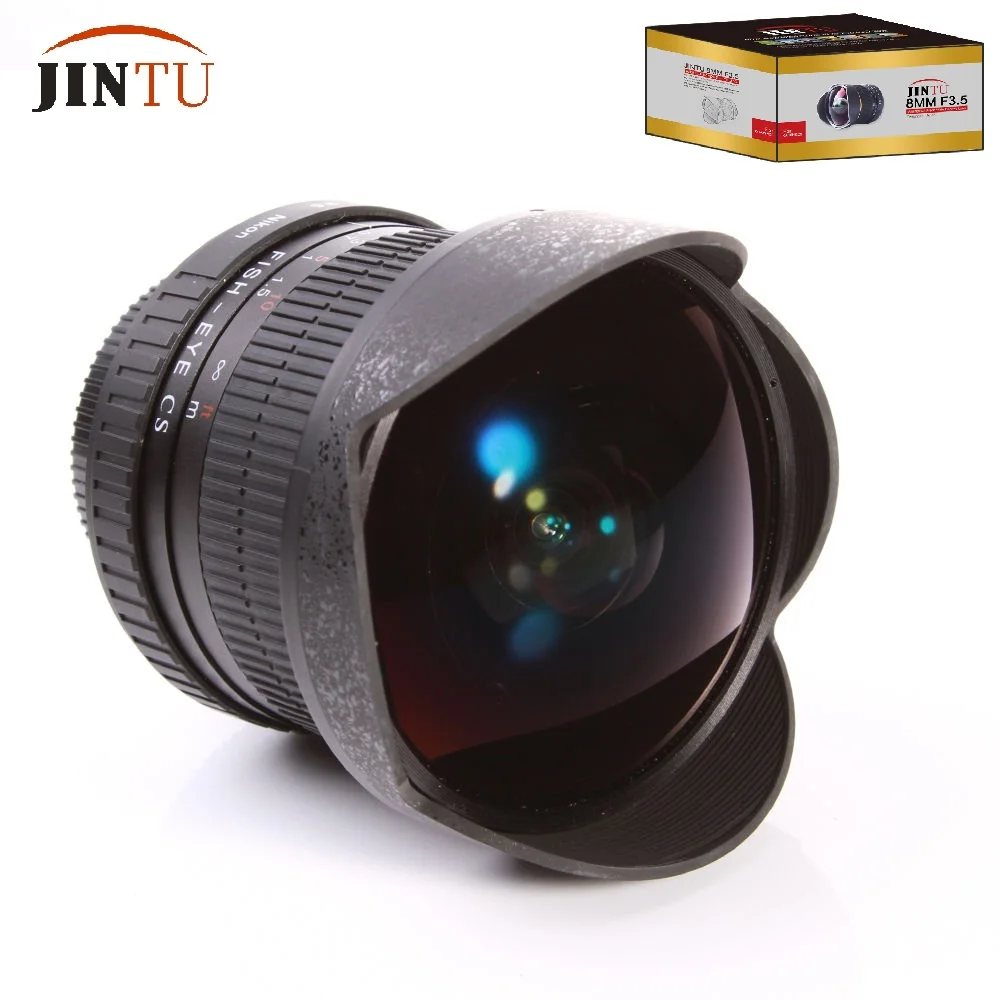 

JINTU 8mm F/3.5 Ultra Wide Angle Fisheye Lens for NIKON DSLR Cameras D3100 D7100 D7000 D5100 D5000 D5400 D5300 D5200 D90