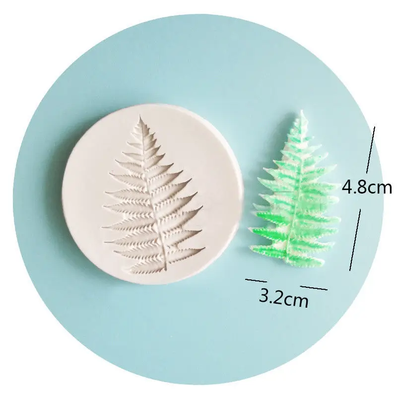 JX-LCLYL Leaf Shape Silicone Fondant Cake Mould Flexible Sugar Craft Baking Mold Decor