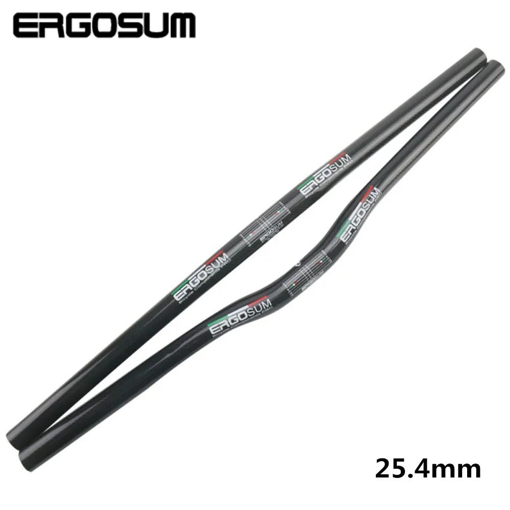 ERGOSUM Bike Carbon Handlebar MTB 25.4 Riser Handl...