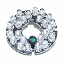 90 градусов CCTV аксессуары инфракрасный светильник 24 зерна ИК светодиодный для камер наблюдения ночного видения диаметр 44 мм