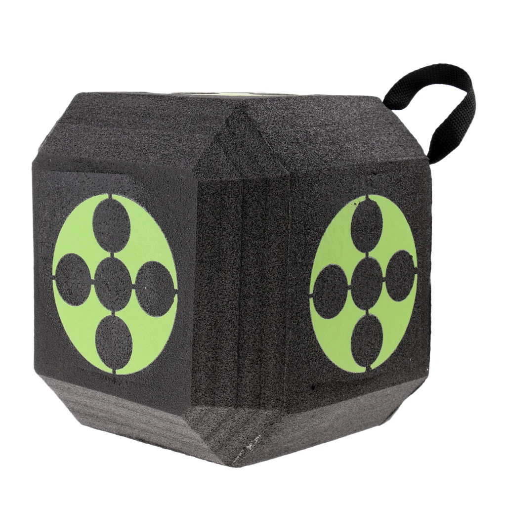 Outdoor Archery Block Target Cube Self Recovery Foam Hunting Shooting Practice Green/Red for Shooting Training Accessories