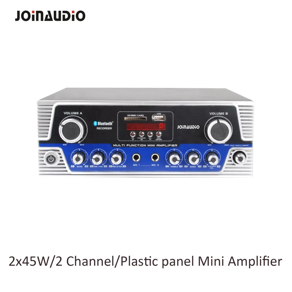 JOINAUDIO мини-усилитель 2x45 Вт пластиковая панель с трансформатором
