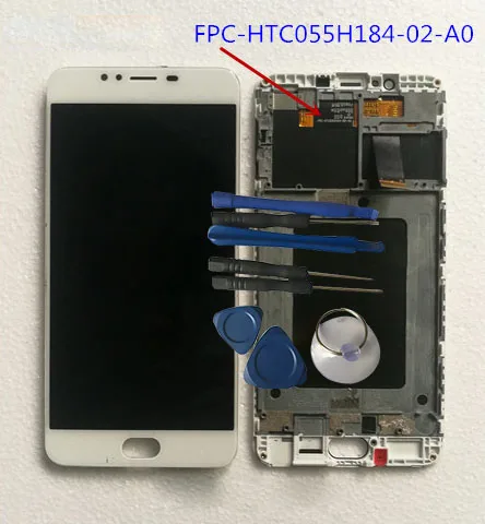 

RYKKZ For FPC-HTC055H184-02-A0 LCD Display With Touch Glass Digitizer Assembly Replacement With Tools