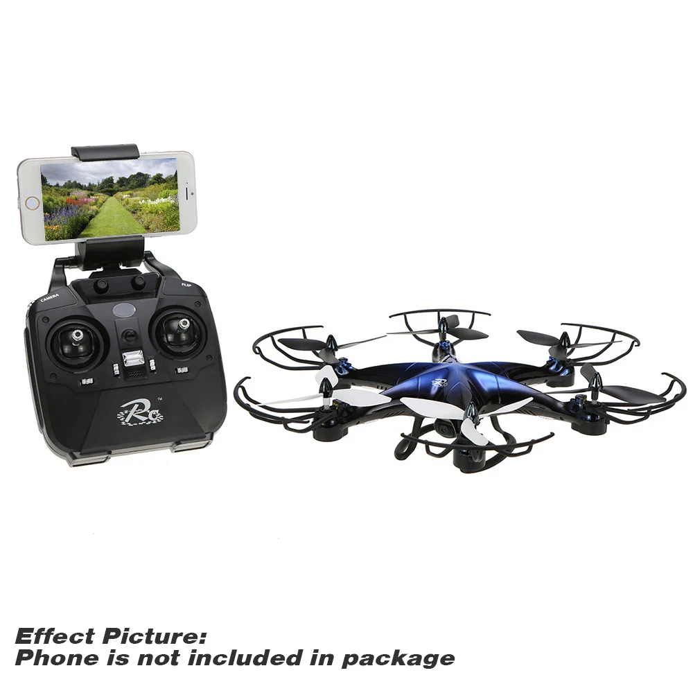 

LiDi RC L6W WIFI 4CH 6 Axis Gyro RC hexacopter Drone with 2.0MP HD Camera VS X5SW MJX X400 X600 X800 X6SW
